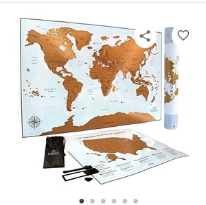 PANGEA S Scratch Off World Map